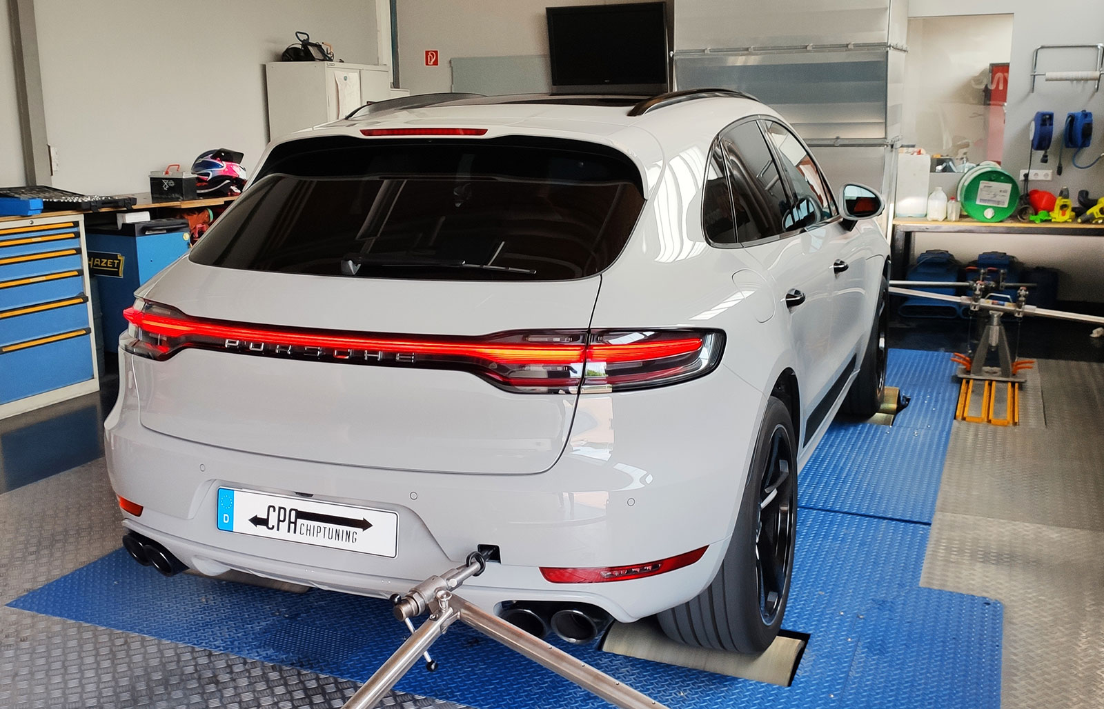 Sobre o dinamômetro: Porsche Macan S