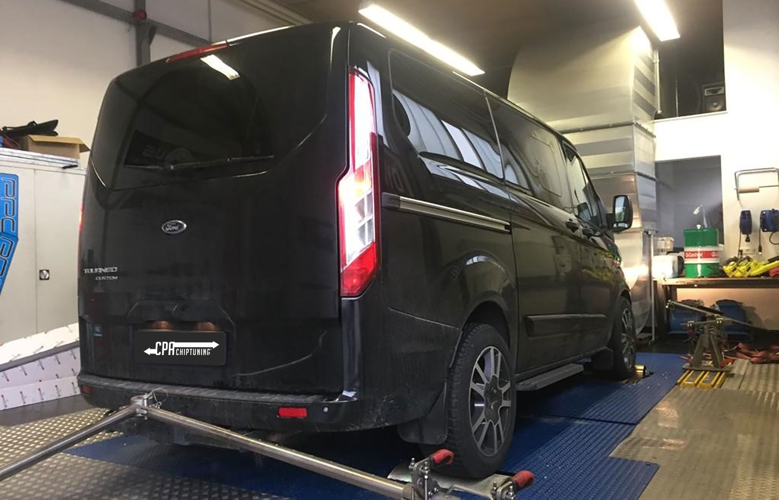 No dinamômetro: Ford Transit