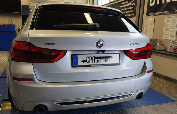 BMW Série 5 no dinamômetro