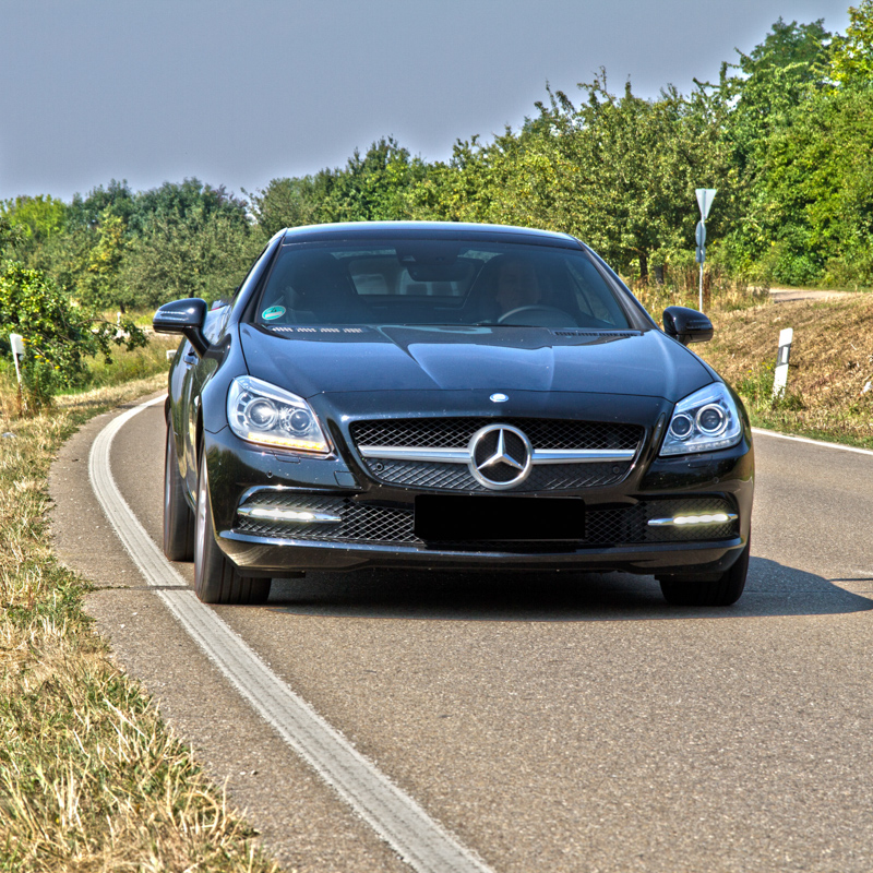 Nos testes: Mercedes SLK 250 leia mais