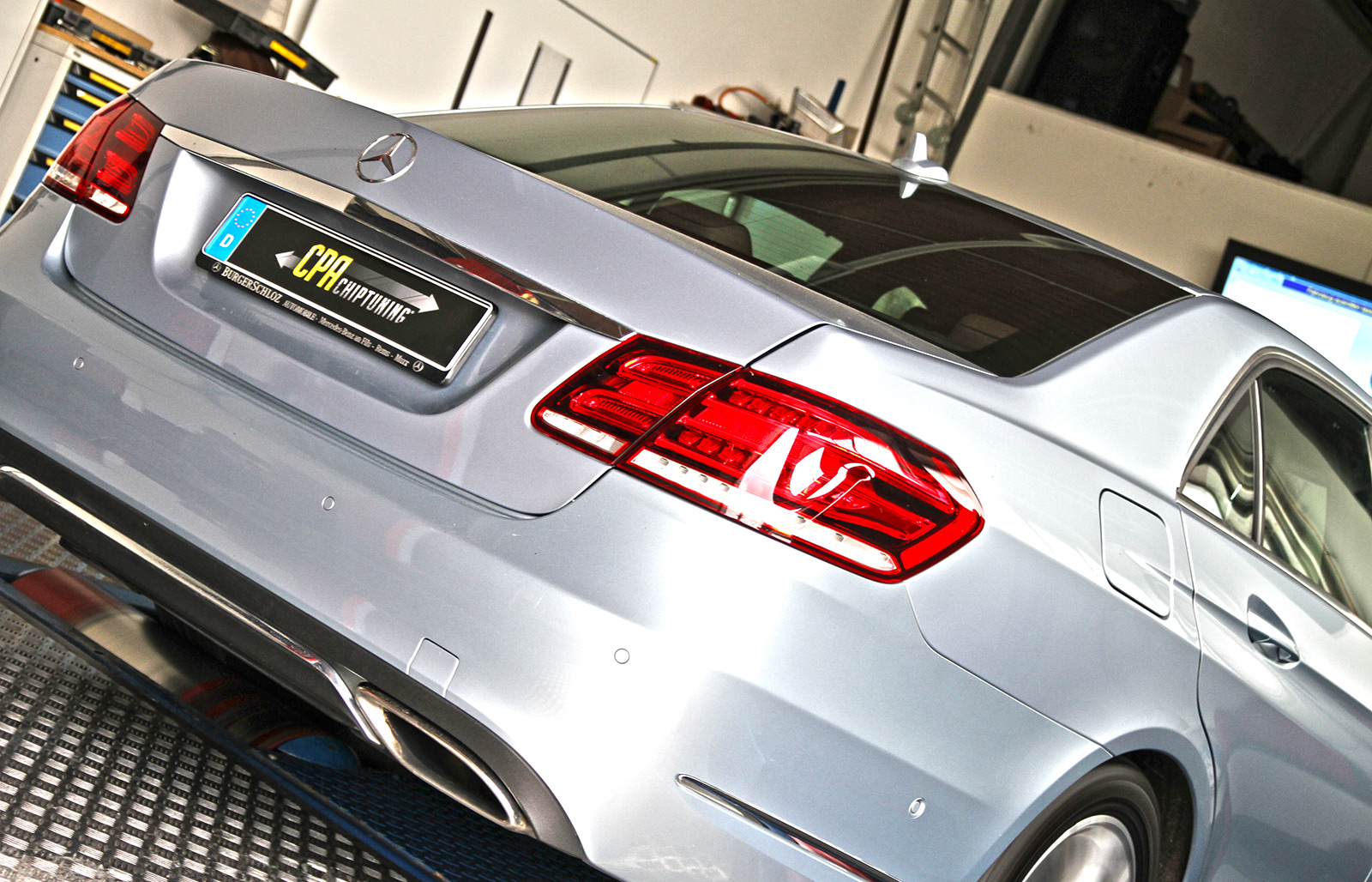 Nova Mercedes E400 (W212) nos testes em dinamômetro