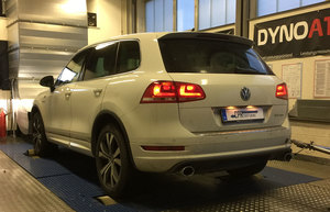 Monstro de todas as rodas com vapor potente: WV Touareg