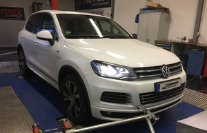 Monstro de todas as rodas com vapor potente: WV Touareg