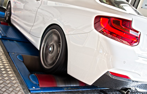 BMW M235i no dinamômetro