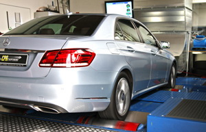 Nova Mercedes E400 (W212) nos testes em dinamômetro